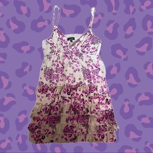 Vintage Y2K Bebe ruffle mini dress - size M